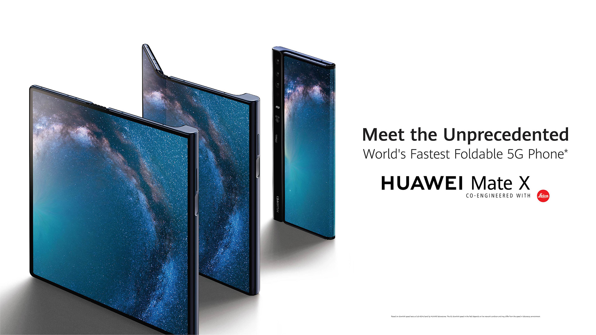Huawei Foldable phone - Mate-X-handset