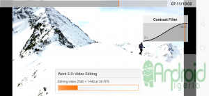 Video editing test - PCMark