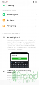 Phone security Settings (2)