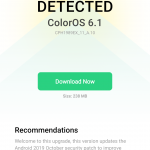 ColorOS 6.1 Version Update